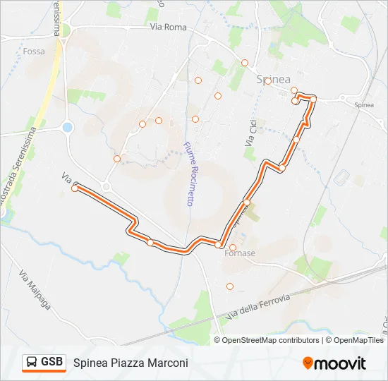 GSB Bus Line Map