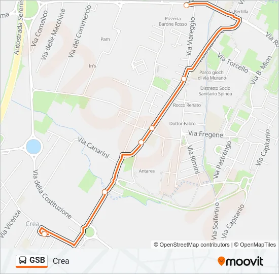 GSB Bus Line Map