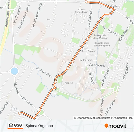 GSG Bus Line Map