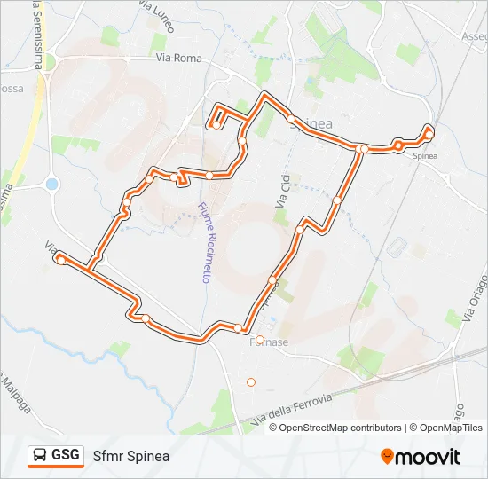 GSG Bus Line Map