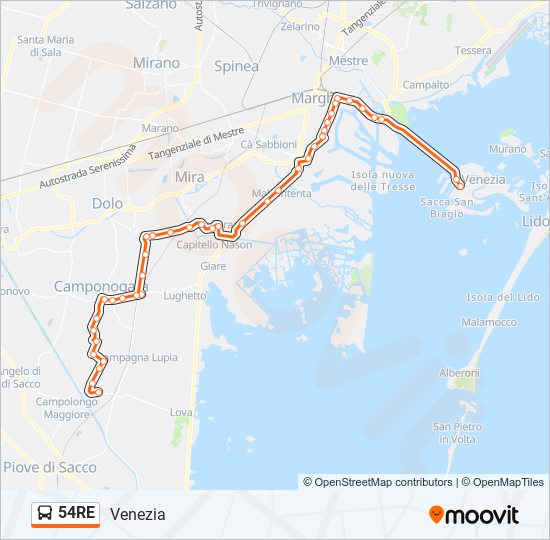 Q53 Bus Route Stops 54Re Route: Schedules, Stops & Maps - Venezia (Updated)