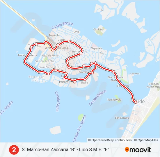 2 Ferry Line Map