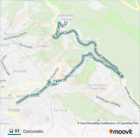 03 bus Line Map