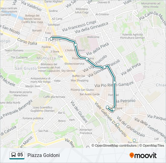 05 bus Line Map