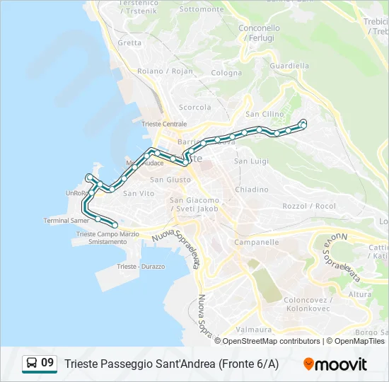 09 Bus Line Map