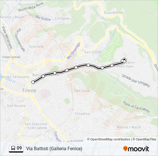 09 bus Line Map