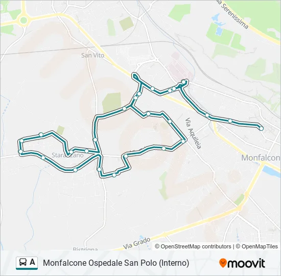 A Bus Line Map