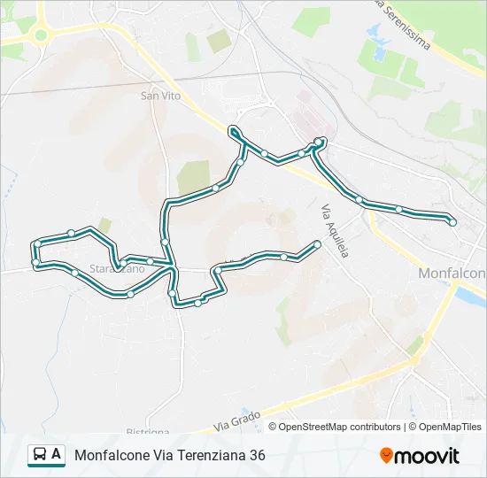 A Bus Line Map