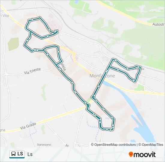 LS Bus Line Map