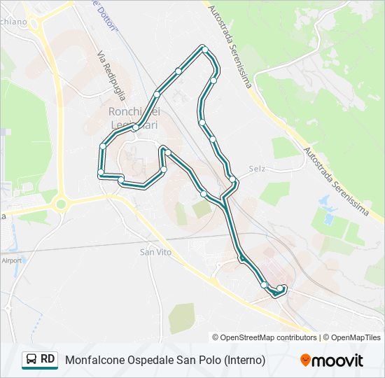 RD bus Line Map