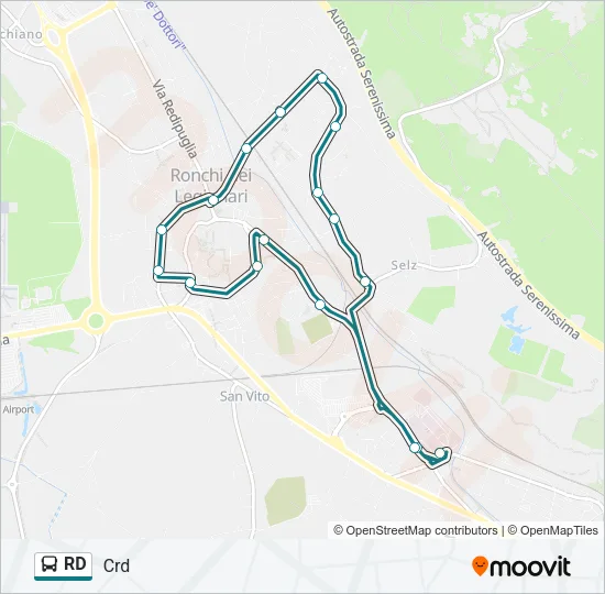 RD Bus Line Map