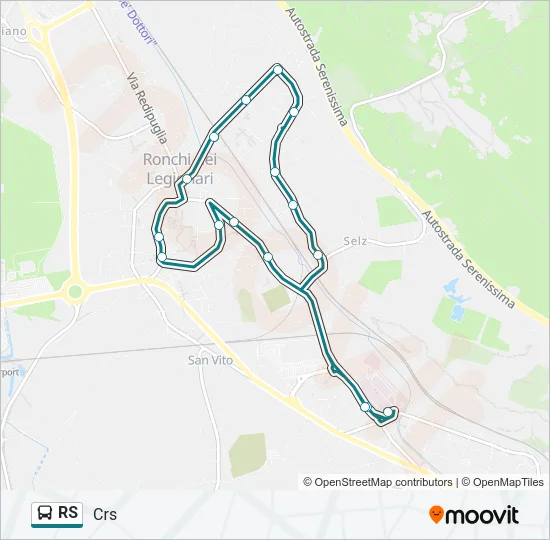 RS Bus Line Map