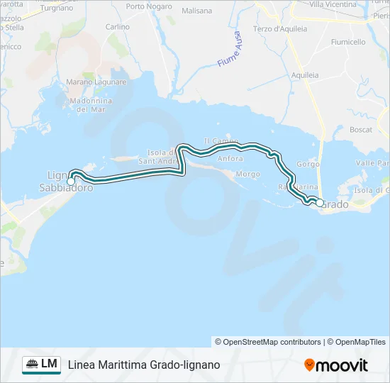 LM Ferry Line Map