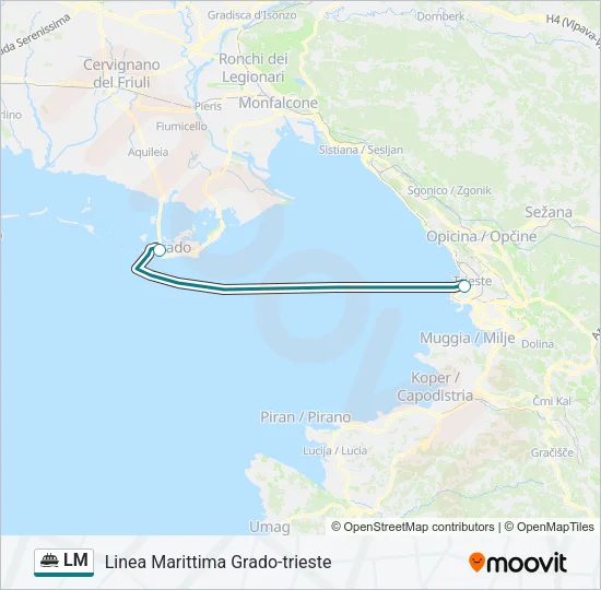 LM Ferry Line Map