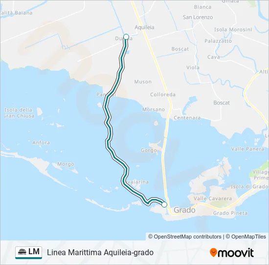 LM Ferry Line Map