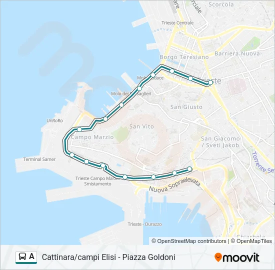 A Bus Line Map