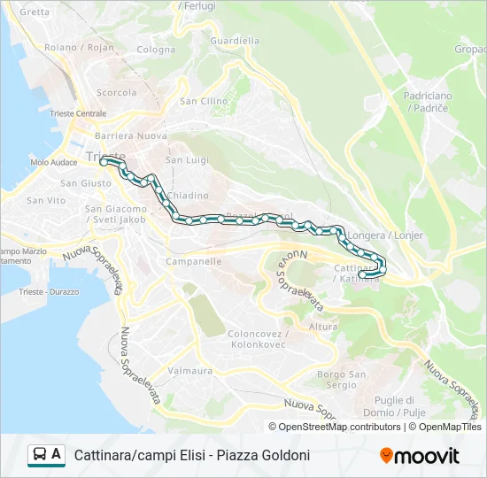 A Bus Line Map