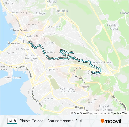 A Bus Line Map