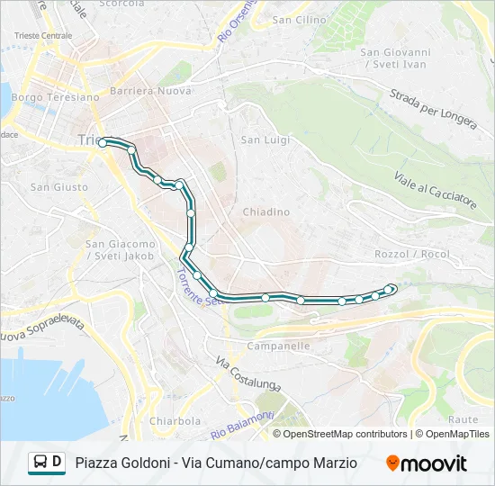 D Bus Line Map