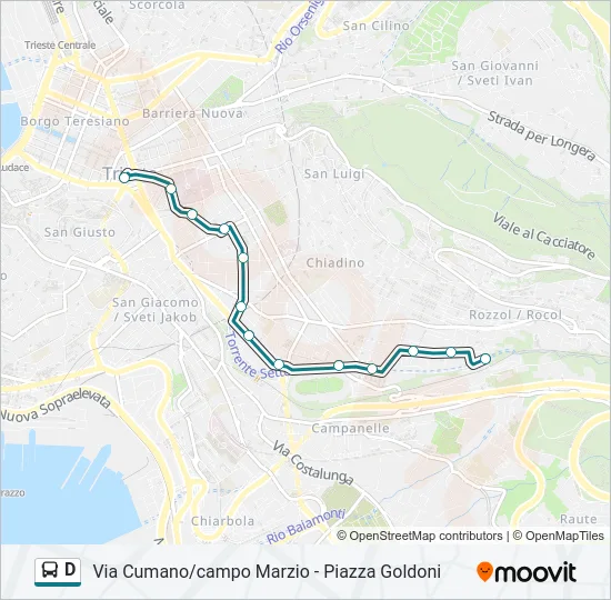 D Bus Line Map