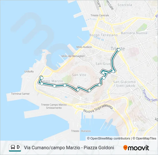 D Bus Line Map