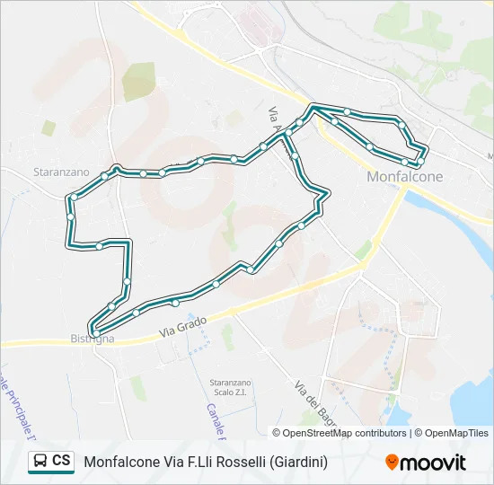CS Bus Line Map