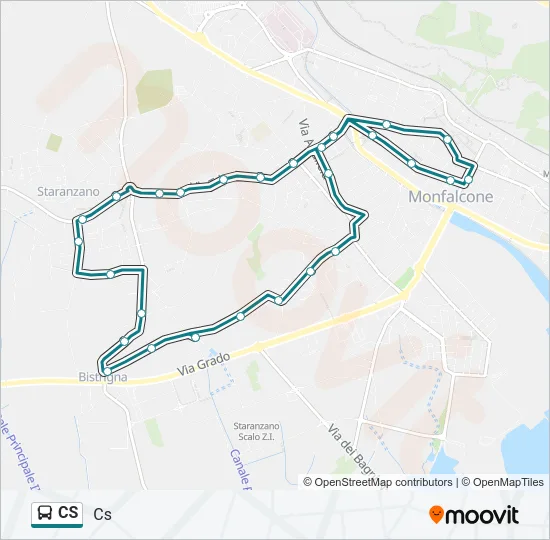 CS Bus Line Map