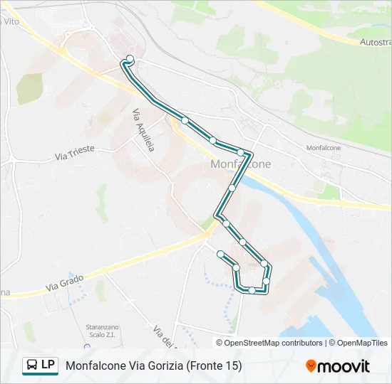 LP Bus Line Map
