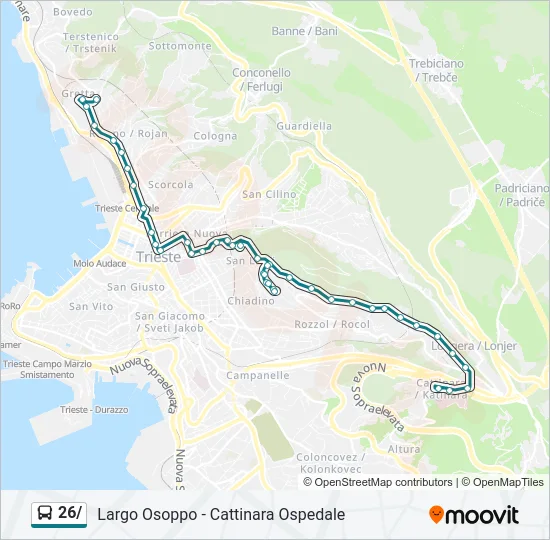 26/ Bus Line Map