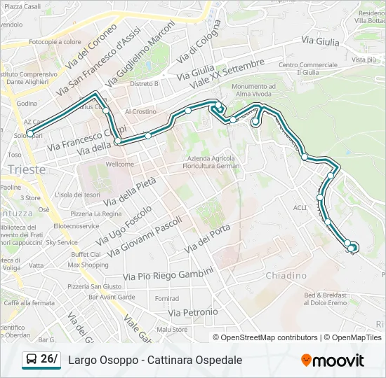 26/ Bus Line Map