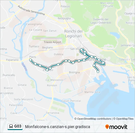 G03 Bus Line Map