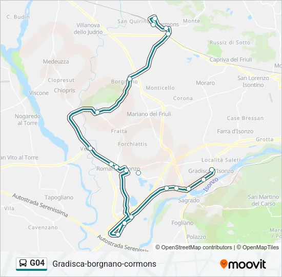 G04 Bus Line Map