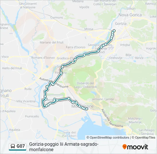 G07 Bus Line Map