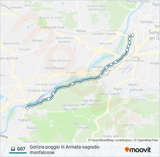 G07 Bus Line Map