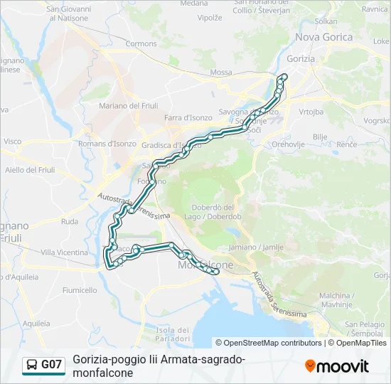 G07 Bus Line Map
