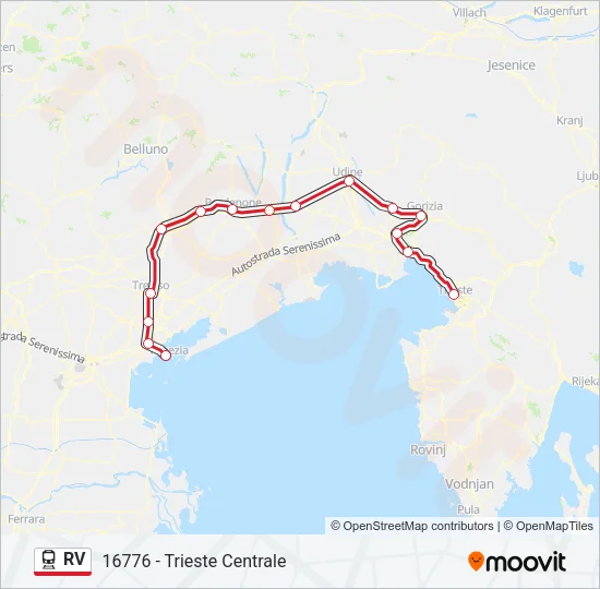 RV  Line Map