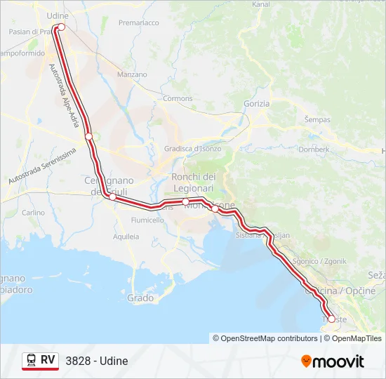 RV  Line Map