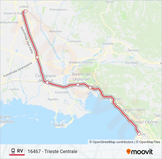 RV  Line Map
