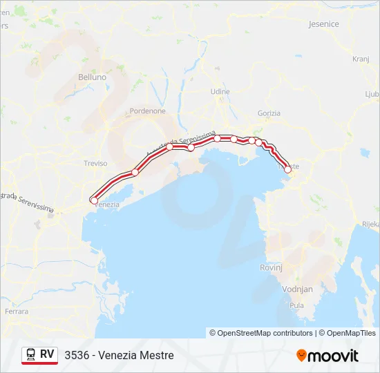 RV  Line Map