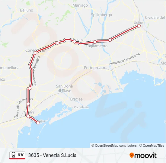 RV  Line Map