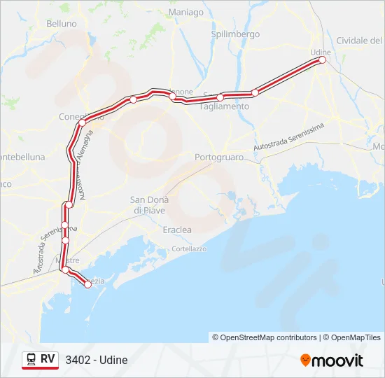 RV  Line Map