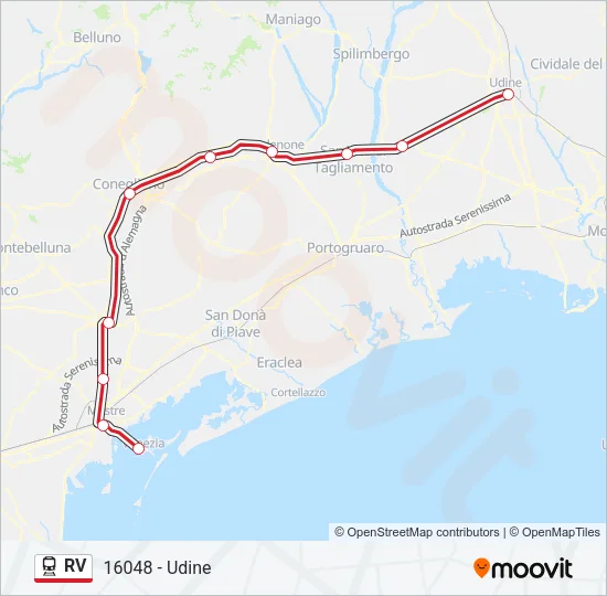 RV  Line Map