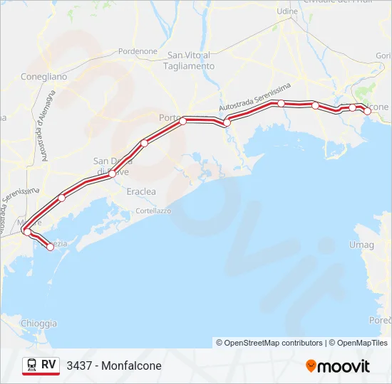 RV  Line Map