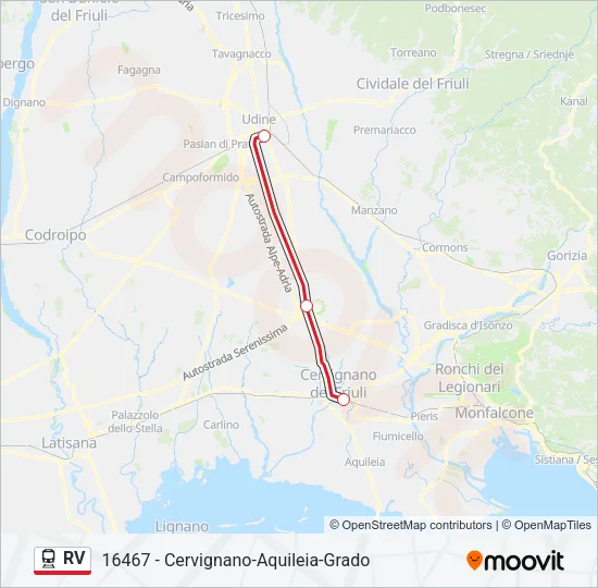 RV  Line Map