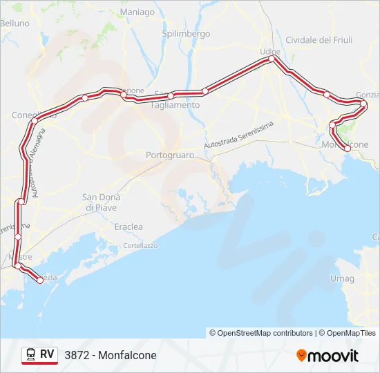 RV  Line Map
