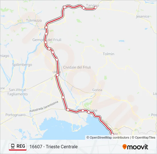 REG  Line Map