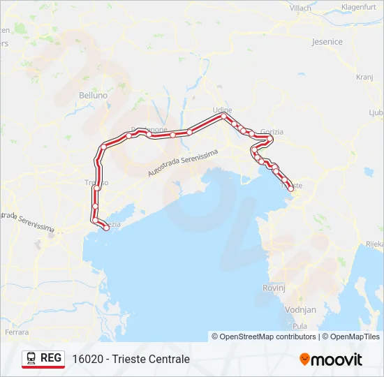 REG  Line Map