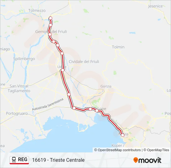 REG  Line Map