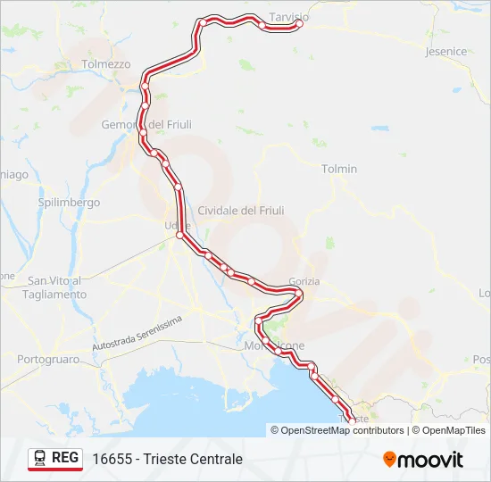 REG  Line Map