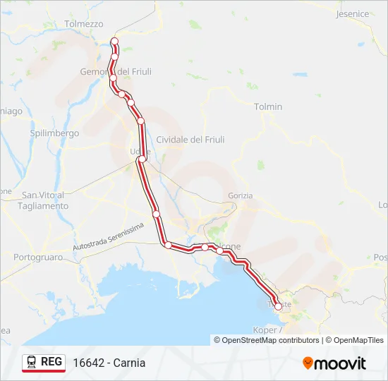 REG  Line Map
